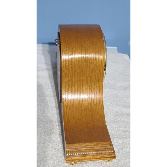 RARE VINTAGE Howard Miller Mantle Desk Clock Model 635-102 Made In Germany.CLEAN - Picture 4 of 8